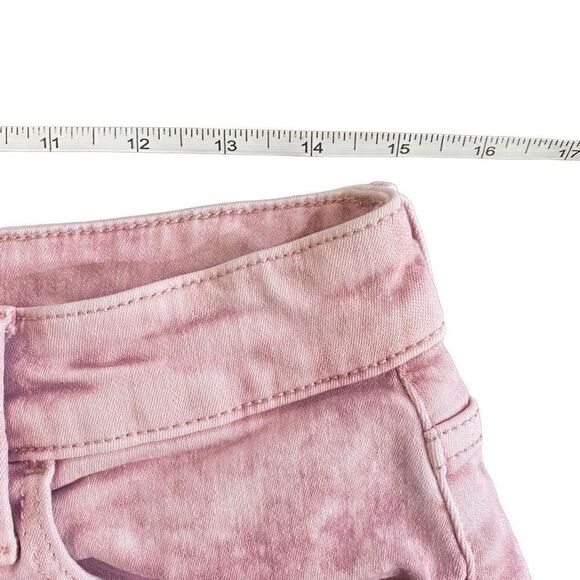 Universal Thread High rise midi size 10 pink acid wash cut off shorts - Picture 6 of 6